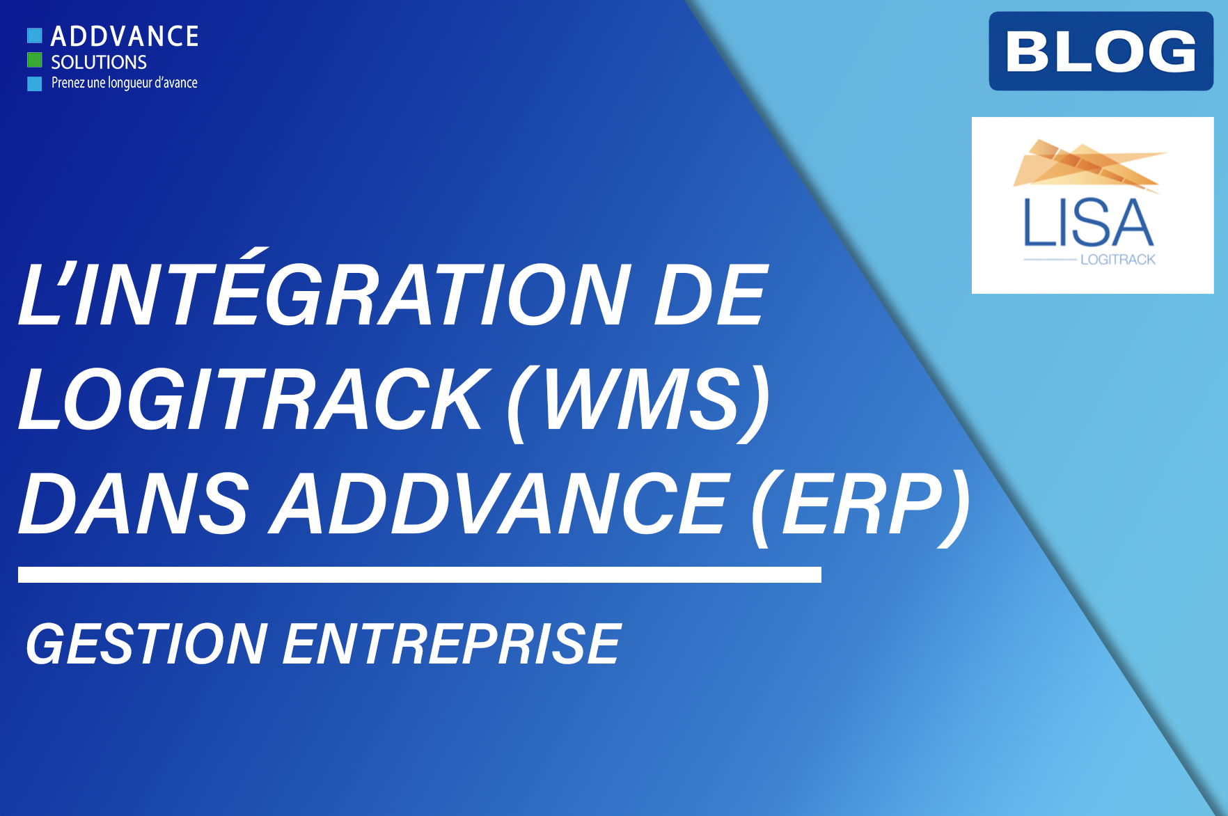 visuel article intégration Logitrack dans ADDVANCE